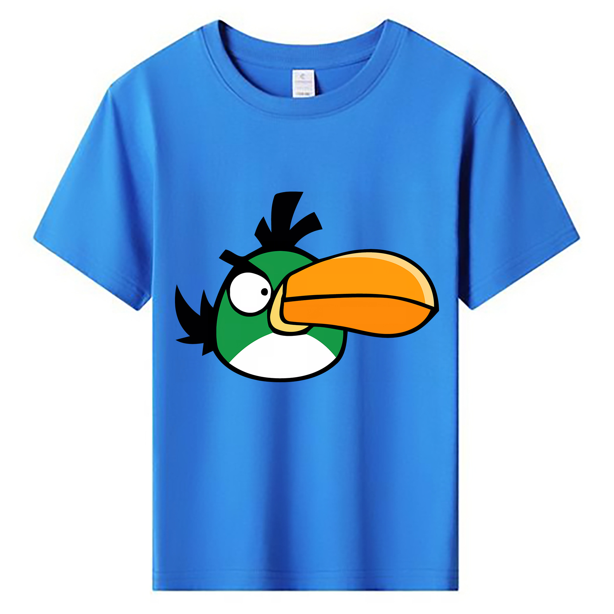 （画像用） Angry Birds アングリーバード 綿100％キッズTシャツ（フロントプリント）
